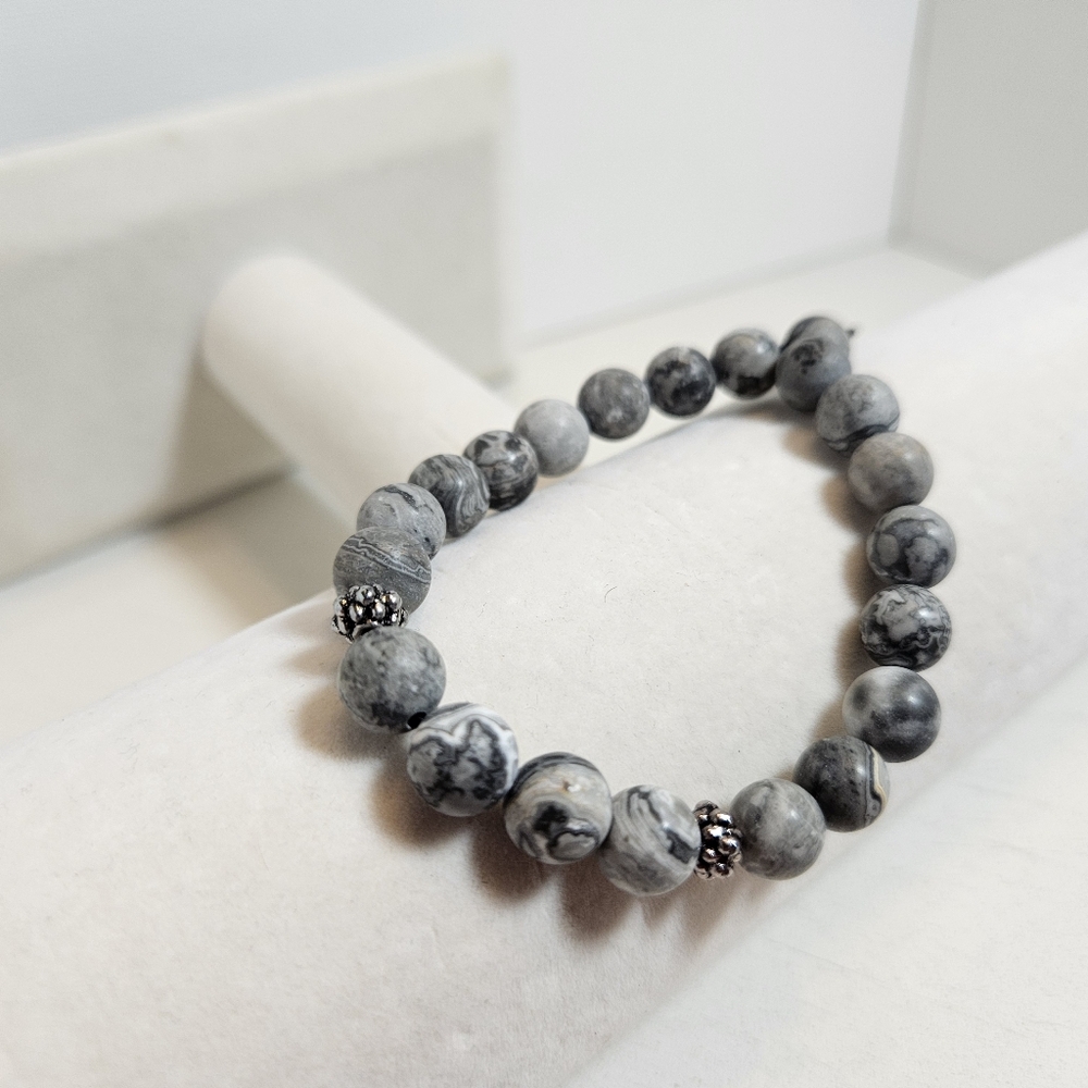 Picasso JASPER Stretch Bracelet NWOT Handmade - Picture 10 of 12